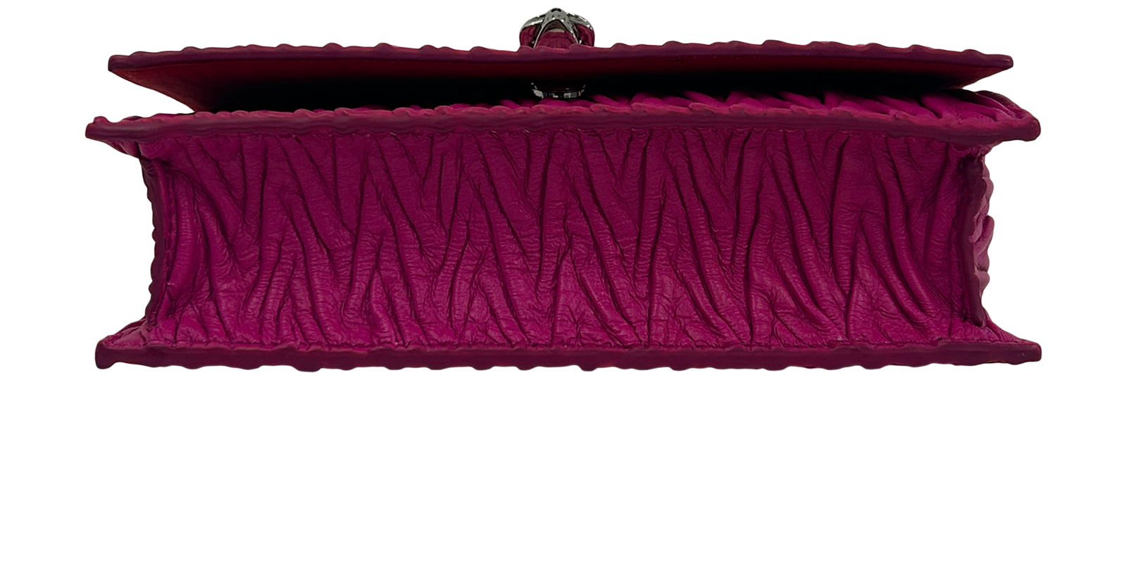 Bandolera Matelasse, 200&euro;, Bolso, Rosa, Animal - Piel, Vista superior
